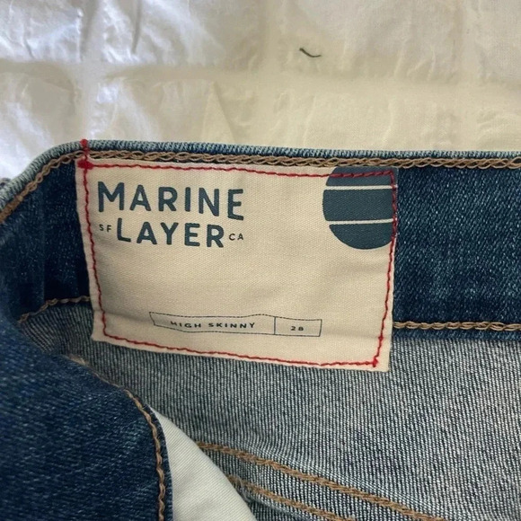 Marine Layer high rise skinny denim - Picture 8 of 14